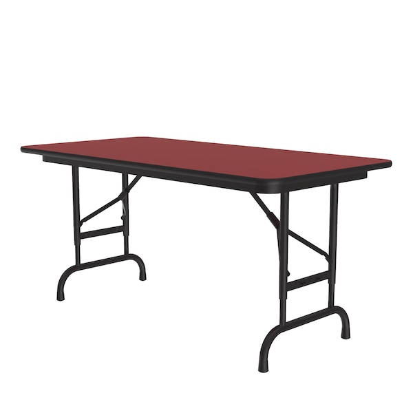 CFA Adjustable HPL Folding Tables 24x48 Red
